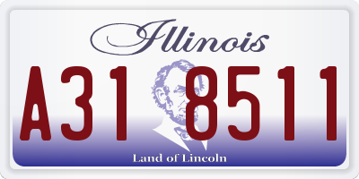 IL license plate A318511