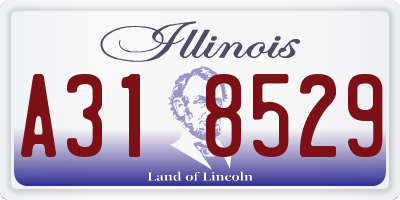 IL license plate A318529