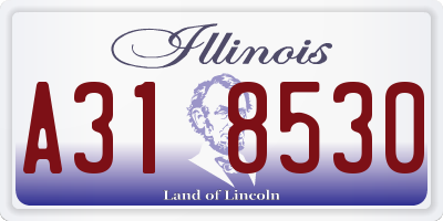 IL license plate A318530