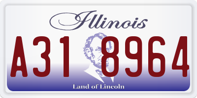 IL license plate A318964
