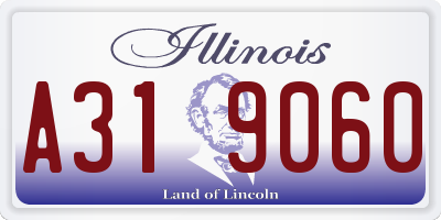IL license plate A319060