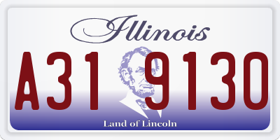 IL license plate A319130