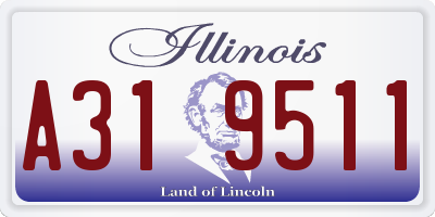 IL license plate A319511