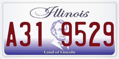 IL license plate A319529
