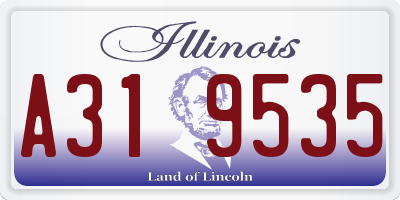 IL license plate A319535