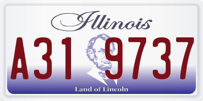IL license plate A319737