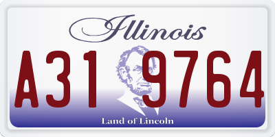 IL license plate A319764