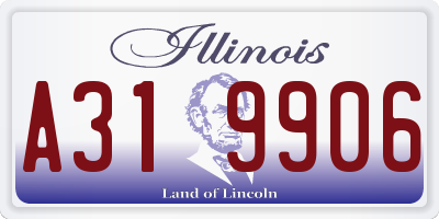 IL license plate A319906