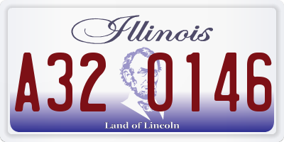 IL license plate A320146