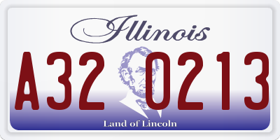 IL license plate A320213