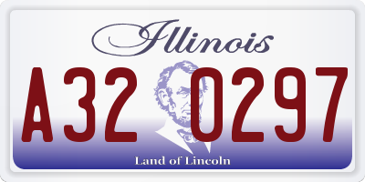 IL license plate A320297