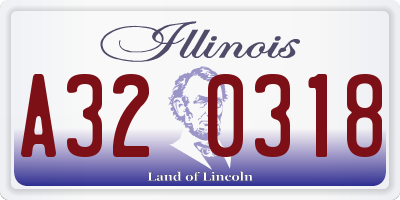IL license plate A320318