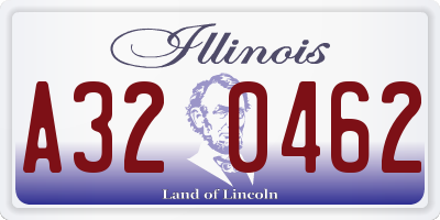 IL license plate A320462