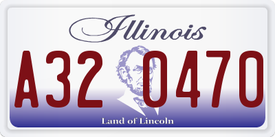 IL license plate A320470