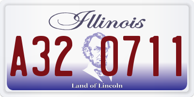 IL license plate A320711