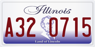 IL license plate A320715