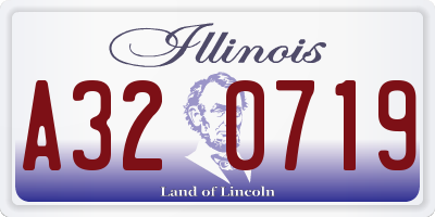 IL license plate A320719