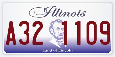 IL license plate A321109