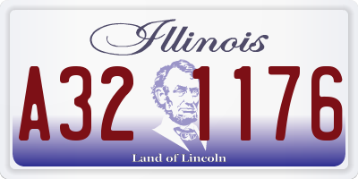 IL license plate A321176