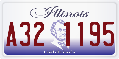 IL license plate A321195