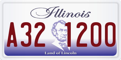 IL license plate A321200