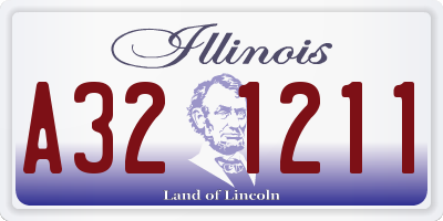 IL license plate A321211