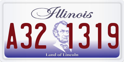 IL license plate A321319