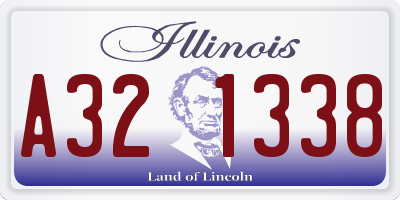 IL license plate A321338