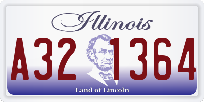 IL license plate A321364