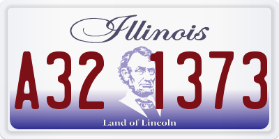 IL license plate A321373