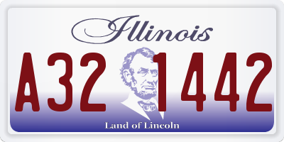 IL license plate A321442