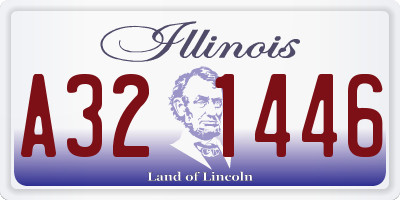 IL license plate A321446