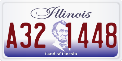 IL license plate A321448