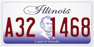IL license plate A321468