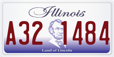 IL license plate A321484