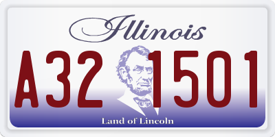 IL license plate A321501