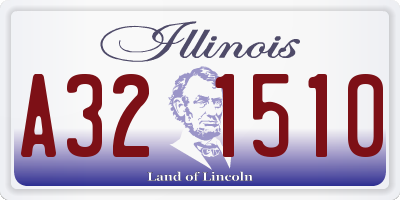 IL license plate A321510