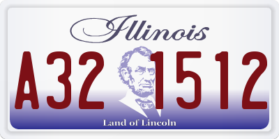 IL license plate A321512