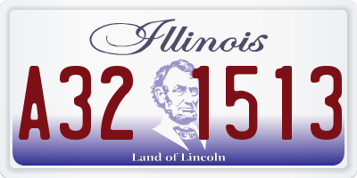 IL license plate A321513