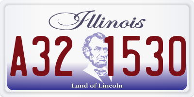 IL license plate A321530
