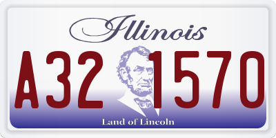 IL license plate A321570