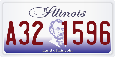 IL license plate A321596