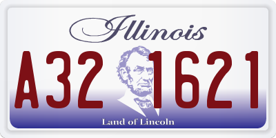 IL license plate A321621