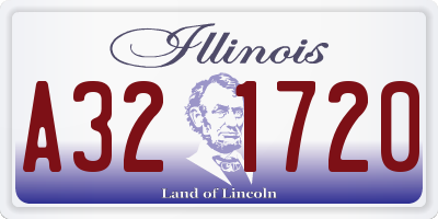 IL license plate A321720