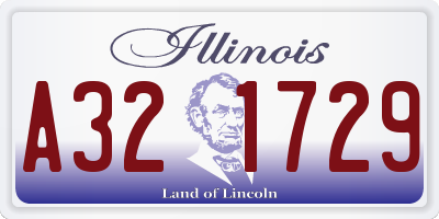 IL license plate A321729