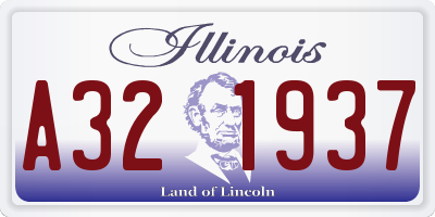 IL license plate A321937