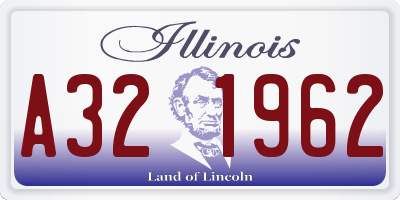 IL license plate A321962