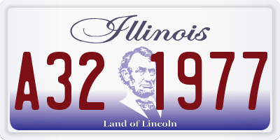 IL license plate A321977