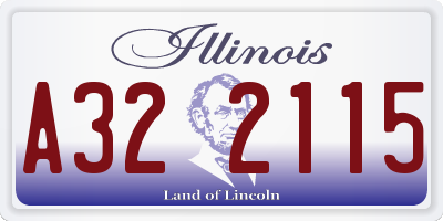 IL license plate A322115