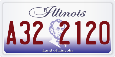 IL license plate A322120